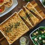 Toppings Pies Cheddar and Onion Quiche 13kg