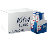 1664 Blanc Premium Lager Beer Bottles   4 x 330ml - McGrocer