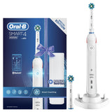 Brosse à dents électrique Oral-B Smart 4000N blanche 