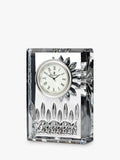 Waterford Crystal Lismore Cut Glass Mantel Clock Small