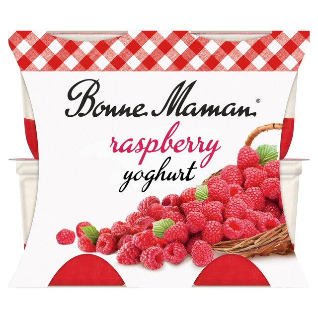 Bonne Maman Raspberry Yoghurt   4 x 115g - McGrocer