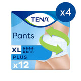 TENA Plus Unisex Incontinence Pants  - Extra Large - 4 packs of 12 bundle GOODS Boots   