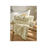 At Home with Stacey Solomon Green Textured Two-Tone Bath Sheet - McGrocer
