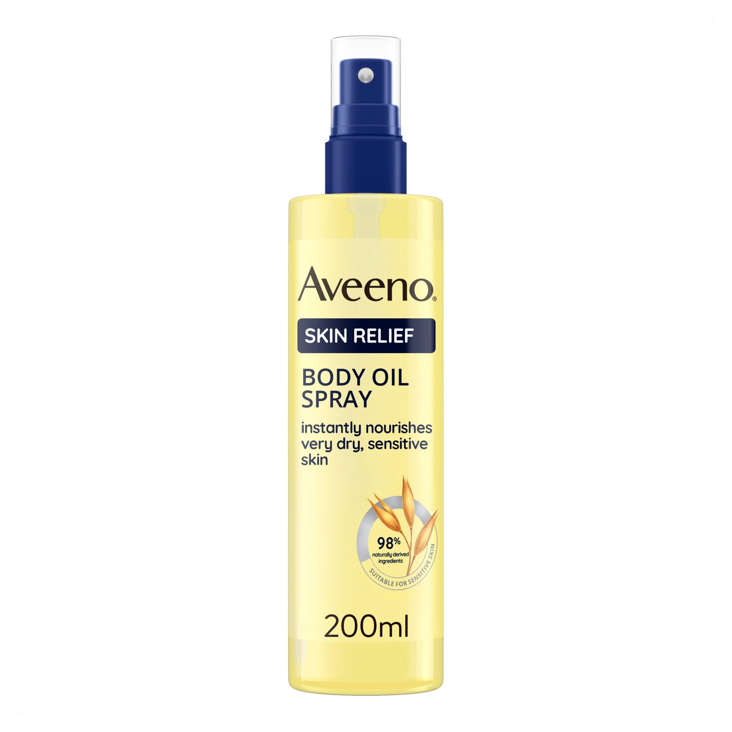 Aveeno Skin Relief Body Oil Spray Sensitive Moisturiser 200ml - McGrocer