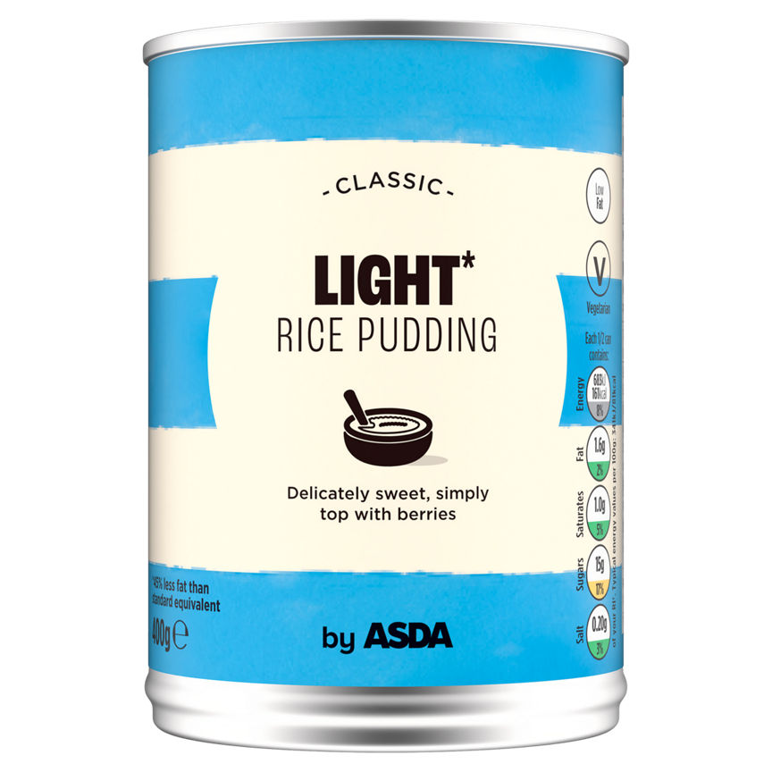 ASDA Classic Light Rice Pudding 400g - McGrocer