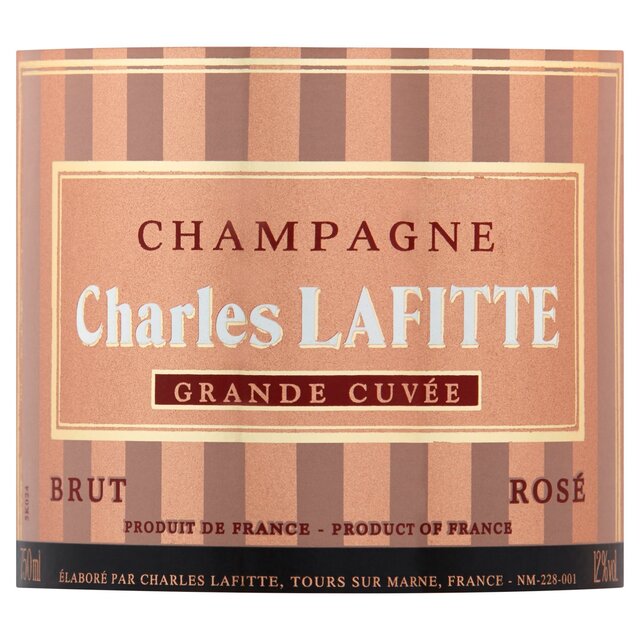 Charles Lafitte Rose Champagne NV   75cl - McGrocer