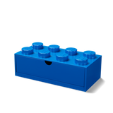 Schreibtischschublade mit 8 Befestigungsstiften – Blau 