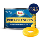 Dole Pineapple slices in juice cans
