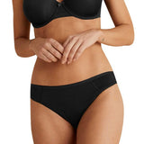 MS Collection Cotton Modal Bikini Knickers Size 16 Black