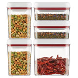 Zyliss Twist  Seal 5 Piece Storage Container Set