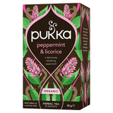 Pukka Organic Peppermint  Licorice Mint Tea x20 Compostable Tea Bags