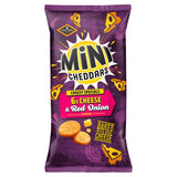Jacobs Mini Cheddars Cheddar  Red Onion Baked Snacks Multipack