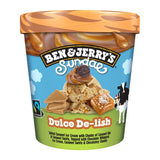 Ben  Jerrys Sundae Dulce De-lish Salted Caramel Ice Cream Tub