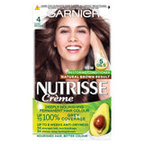 Garnier Nutrisse Cocoa 4 Dark Brown Permanent Hair Dye