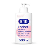 E45 Moisturiser Body Lotion for Dry  Sensitive Skin