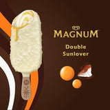 Magnum Double Sunlover White Chocolate Mango Coconut Ice Cream Sticks