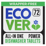 Ecover All-In-One Power Dishwasher Tablets 72 Tablets