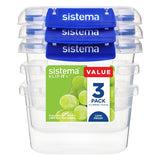 Sistema Klip It Plus Storage 3 Pack 400ml