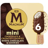 Magnum Mini Chocolate  White Chocolate Cookie Ice Cream Sticks