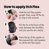 Itch Flea  Tick Spot On Treatment For Cats