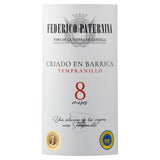 Federico Paternina Criado en Barrica 8 Meses