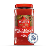 Mutti Tomato  Olive Pasta Sauce No Added Sugar