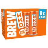 WKD Iron Brew Triple Distilled Vodka Mix 8 x 250ml GOODS ASDA   