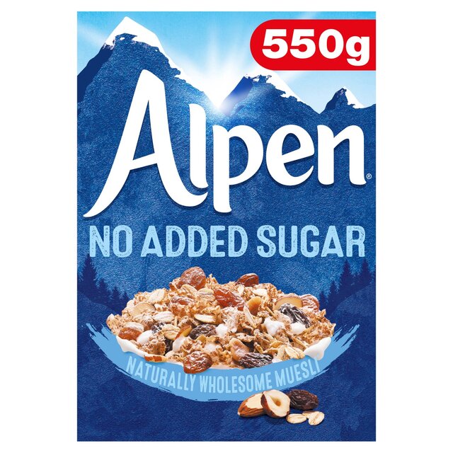 Alpen Muesli No Added Sugar   550g - McGrocer