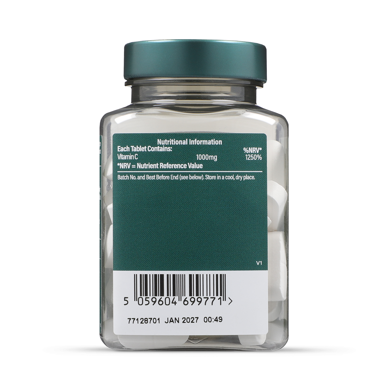 Holland & Barrett Vitamin C 1000mg 60 Tablets - 998384