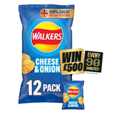 Chips Walkers au fromage et à l'oignon 12 x 25 g