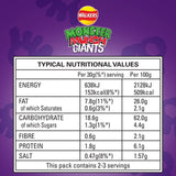 Walkers Monster Munch Giants, sachet de 85 g de snacks à partager aux oignons marinés