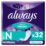 Always Dailies Fresh & Protect Panty Liners Normal x32 - McGrocer