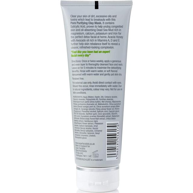 Super Facialist Salicylic Acid Anti Blemish Pore Purifying Clay Mask GOODS M&S   
