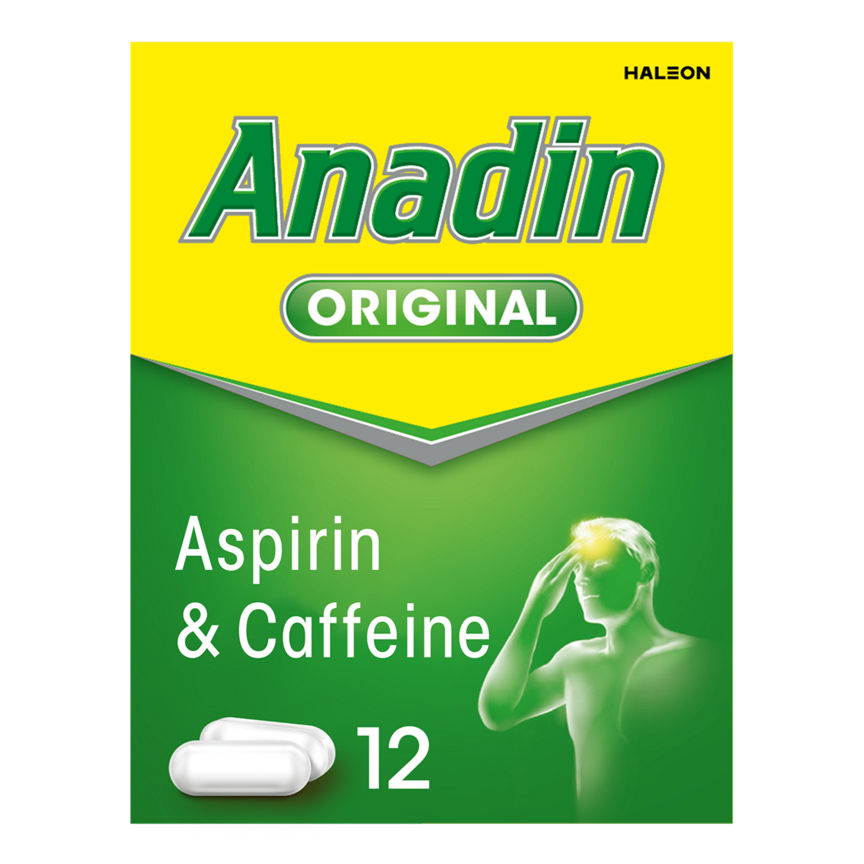 Anadin Original Aspirin & Caffeine Caplets - McGrocer