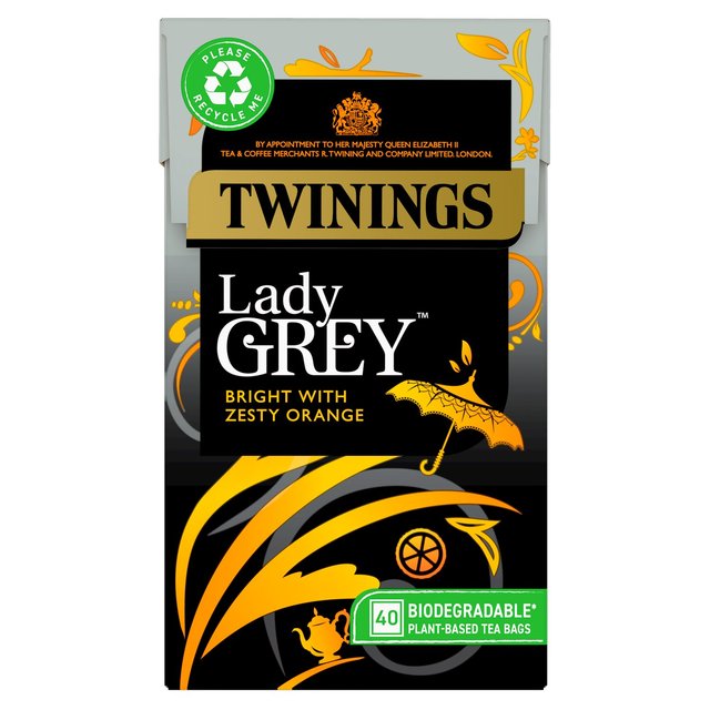 Twinings Lady Grey Tea    40 per pack GOODS M&S   