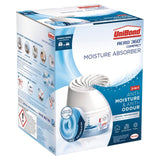 Dispositif absorbeur d'humidité compact Unibond AERO 360 avec 1 recharge