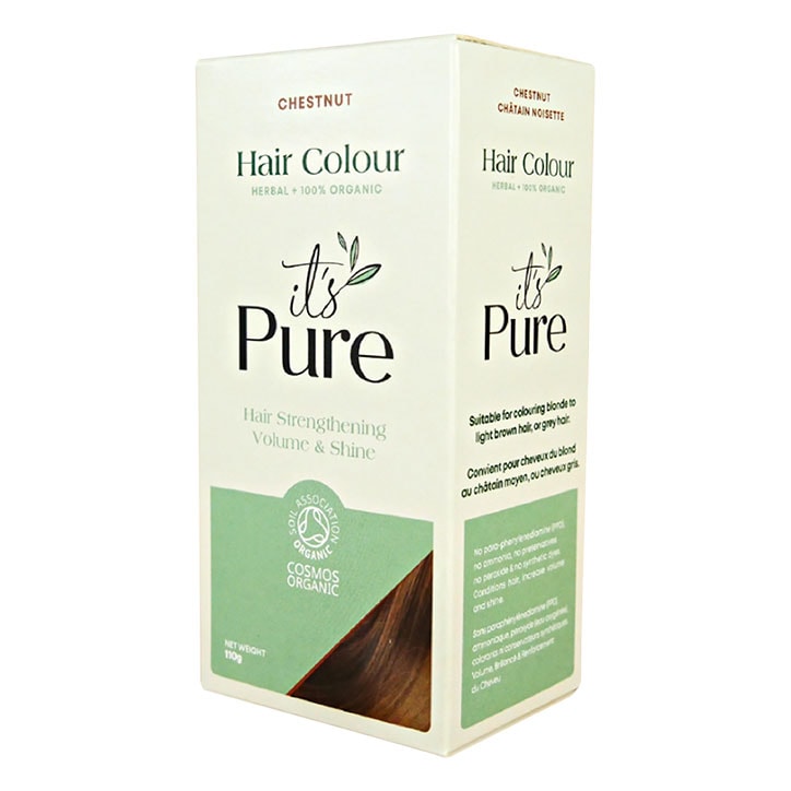 It's Pure Organic Herbal Hair Colour Very Dark Brown 110g - McGrocer