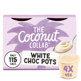 The Coconut Collab White Choc Pots 4x45g