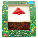 Mini gâteau de Noël glacé aux fruits Sainsbury's 150 g