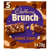 Cadbury Brunch Chocolate Chip Wholegrain Cereal Bars Multipack 5 x 28g