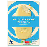 Crème glacée Sainsbury's Indulgence Chocolat blanc 4 x 110 ml
