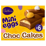 6 mini-œufs Cadbury au chocolat au lait, gâteaux de Pâques