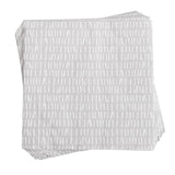 Sainsburys Home Pack of 20 Grey Patterned Paper Napkins