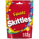 Skittles Bonbons à mâcher végétaliens, saveur fruits, sachet de 152 g
