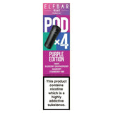 Capsule préremplie Elfbar 4 en 1 Édition Violette