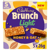 Cadbury Brunch Oats  Honey Wholegrain Cereal Bars Multipack 5 x 26g