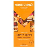 Montezumas Organic 74 Happy Hippy Orange  Geranium Dark Chocolate 90g