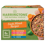 Harringtons Fresh Mixed Recipes avec légumes, croquettes sans céréales pour chien adulte, 6 x 400 g
