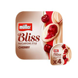 Yaourt Muller Bliss Mascarpone Cerise 4 x 110 g