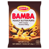 Osem Bamba Cacahuètes soufflées fourrées à la crème de noisettes 60 g